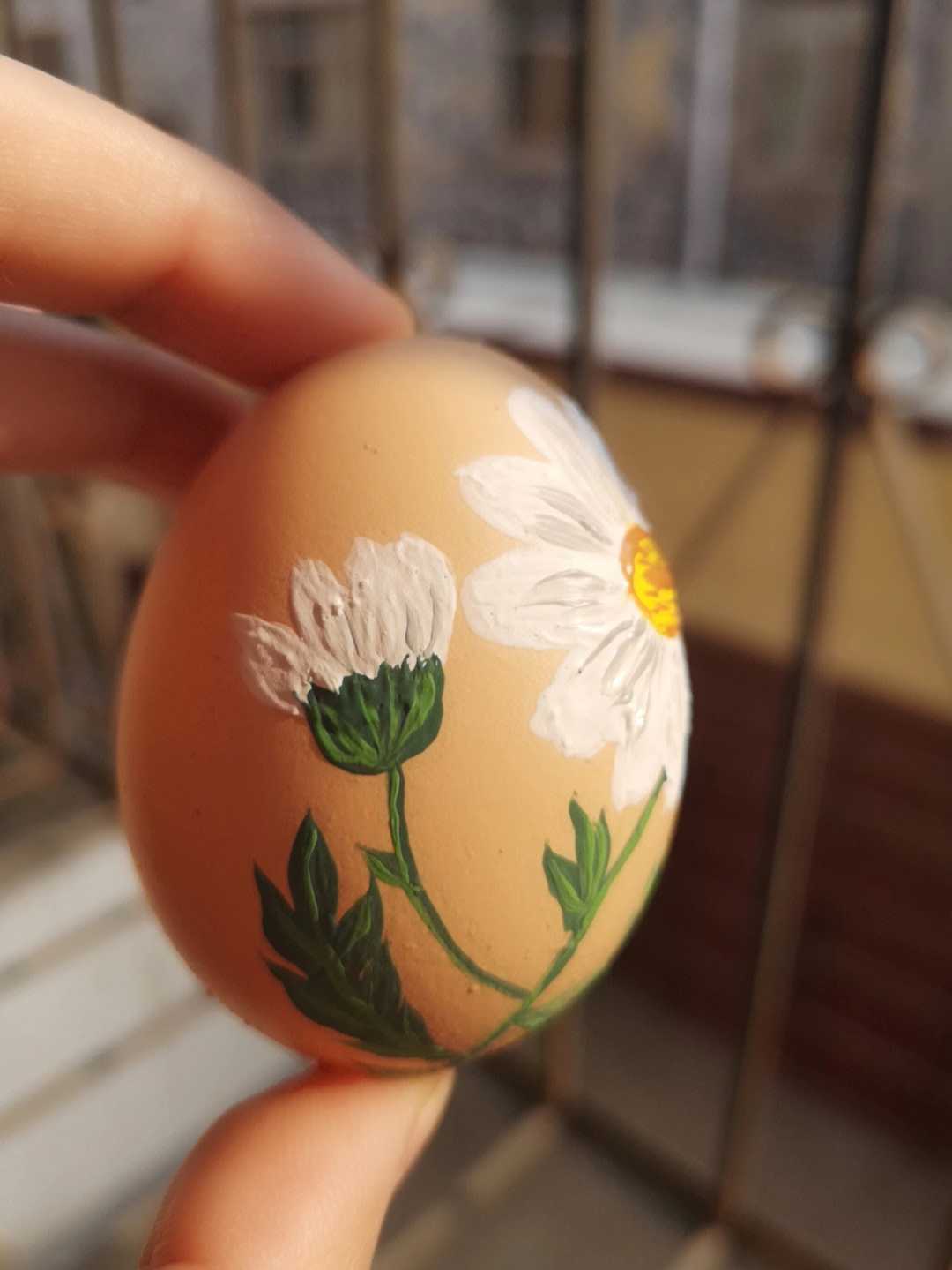 鸡蛋壳绘画作品图片