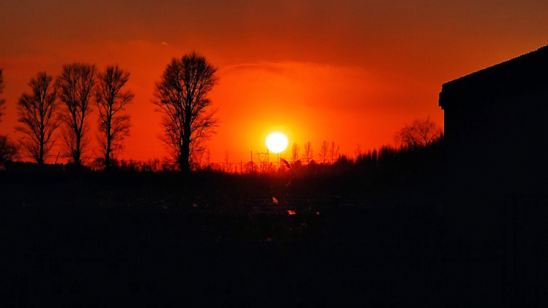 农村的夕阳