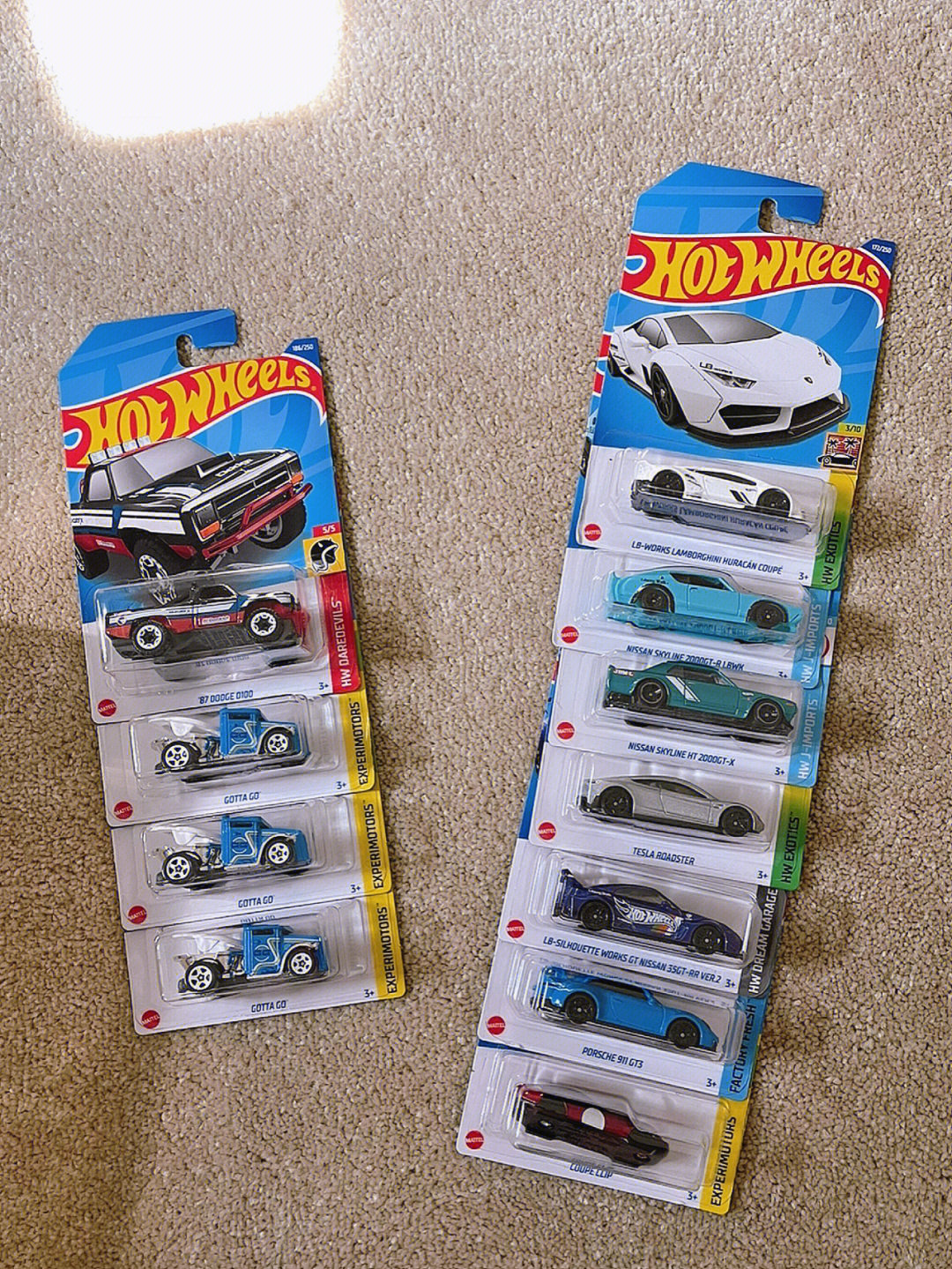 hotwheels近日收车