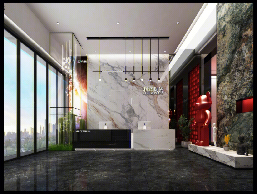 商业空间设计,瓷砖展厅分享!