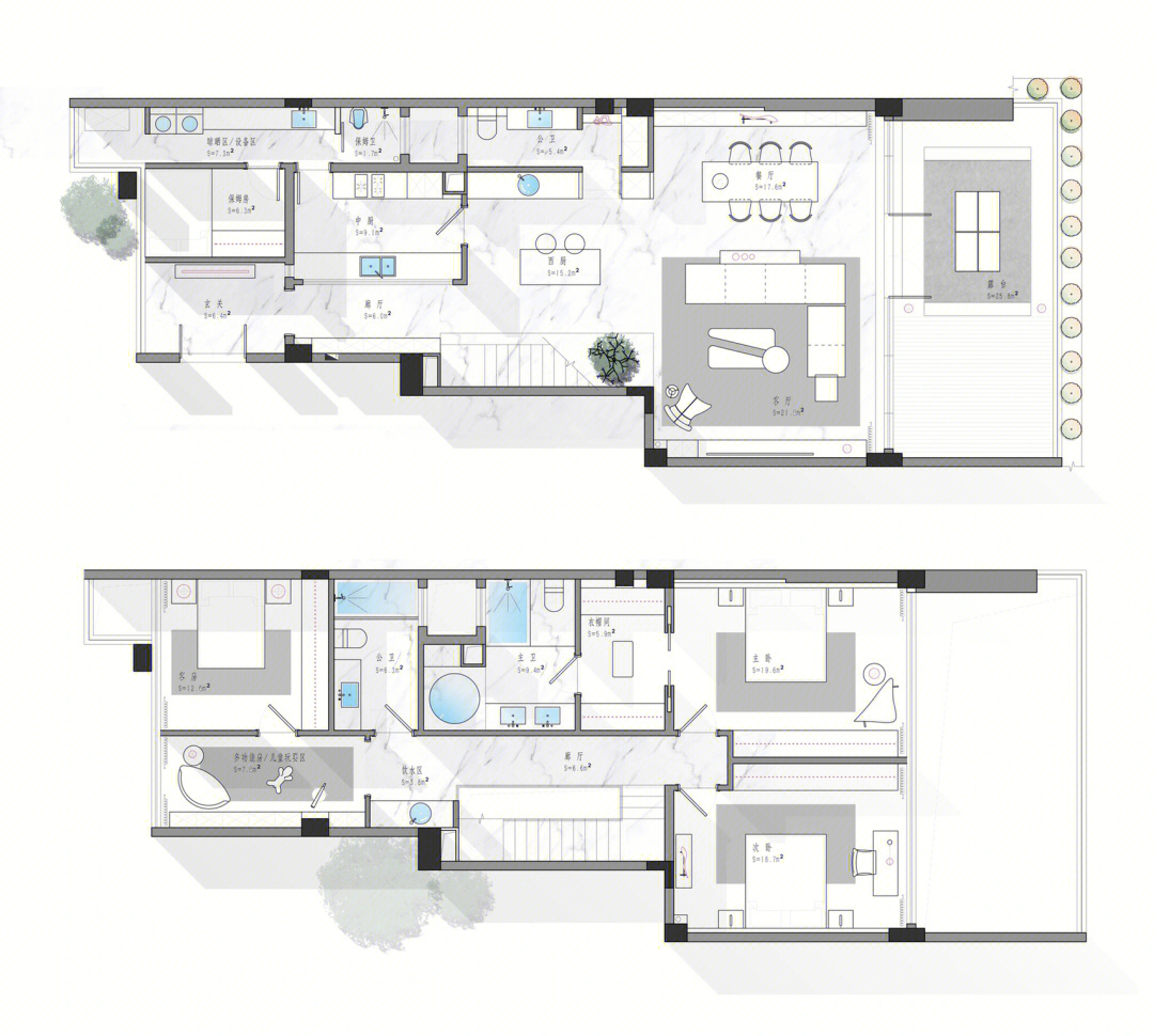 200m2叠拼玩转设计