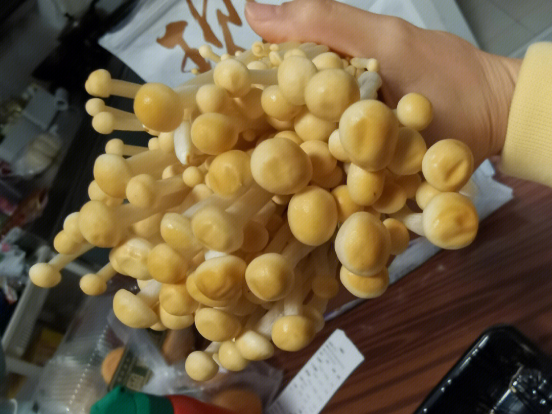 我买的时候是选的最普通的最便宜的那种金针菇,结果到货后发现颜色不