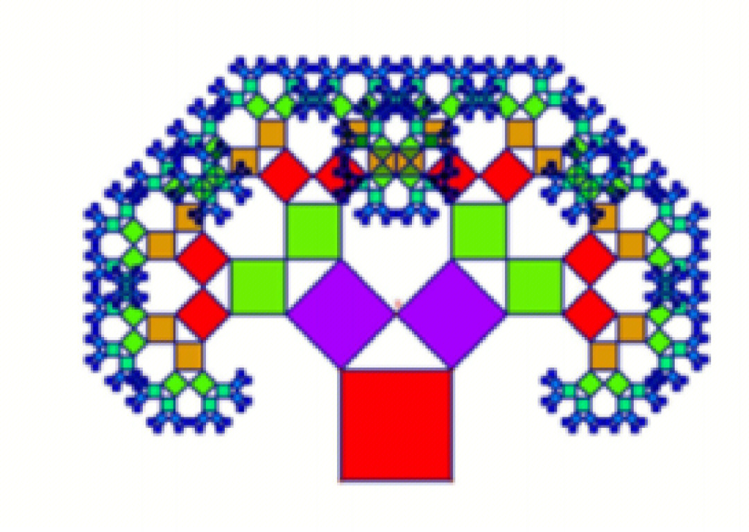勾股树图片步骤图片