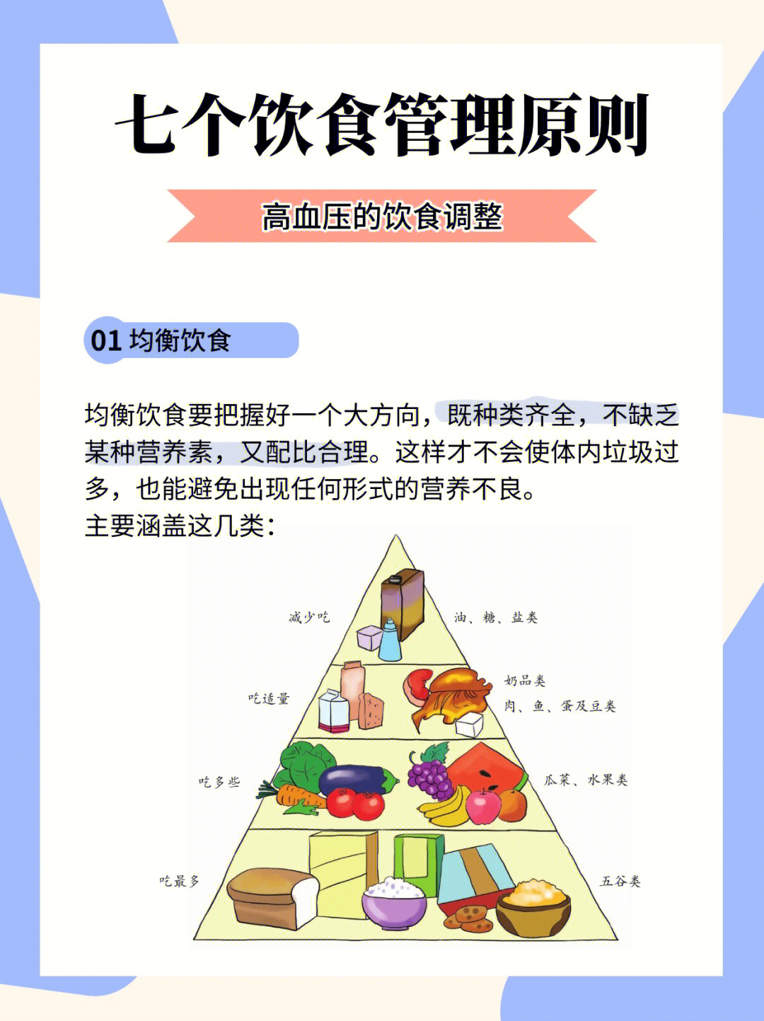 高血压如何控制饮食7个小建议请收好