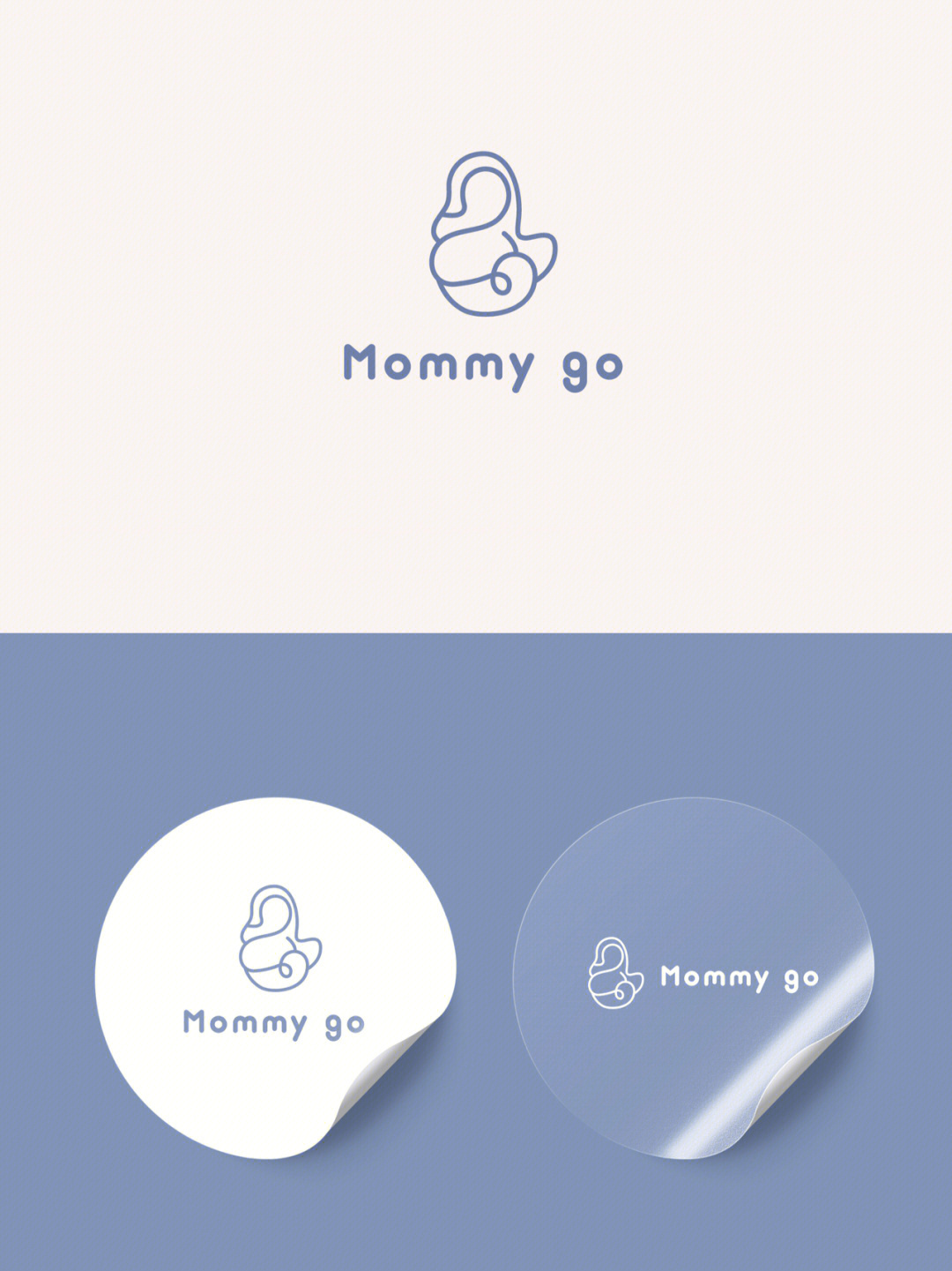 母婴logo 设计理念图片
