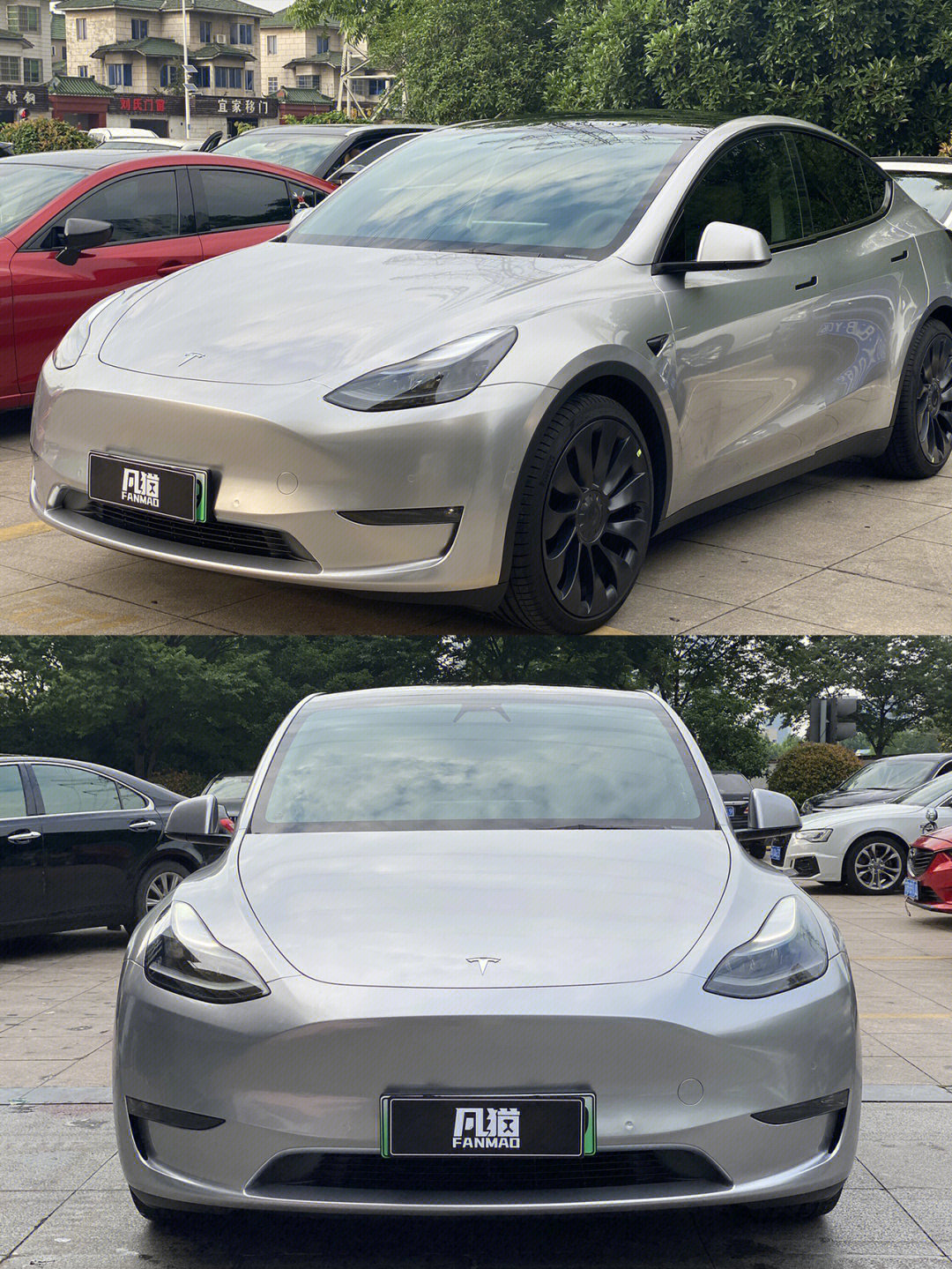 男生不能错过的颜色特斯拉model3改色gt银