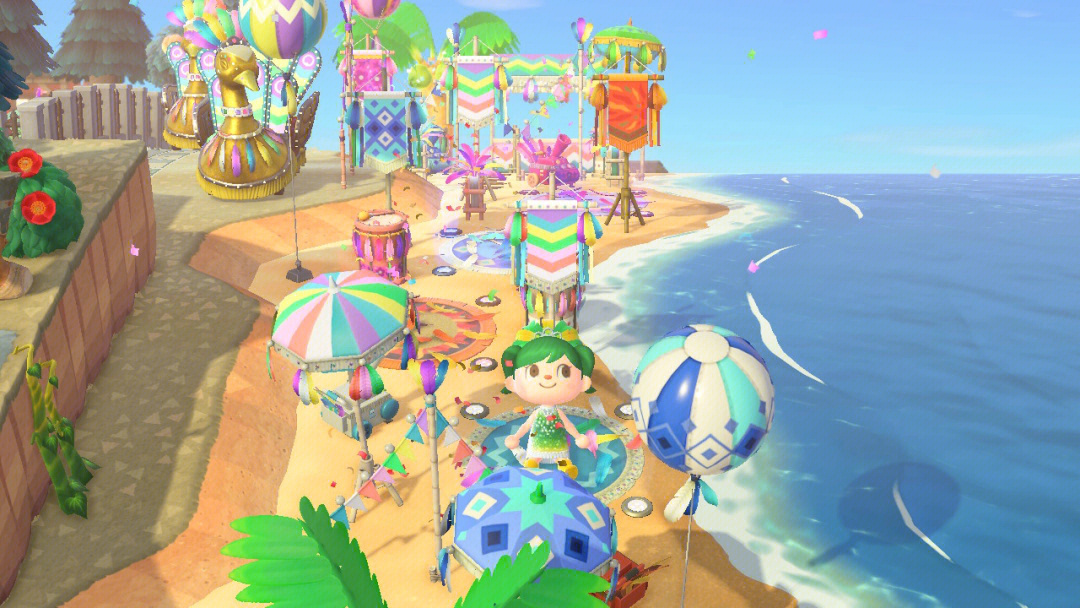海边沙滩狂欢节