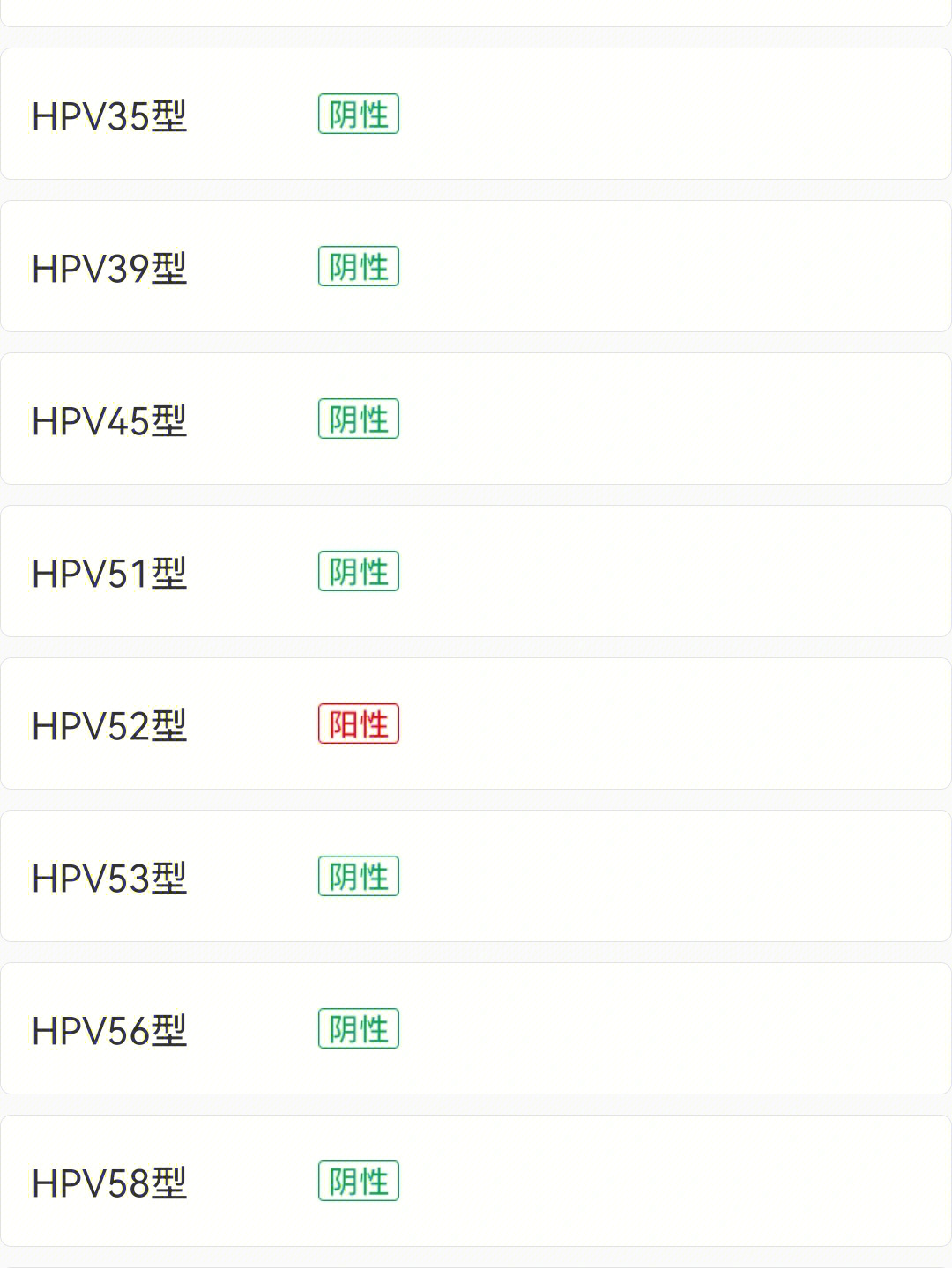 hpv52/霉菌