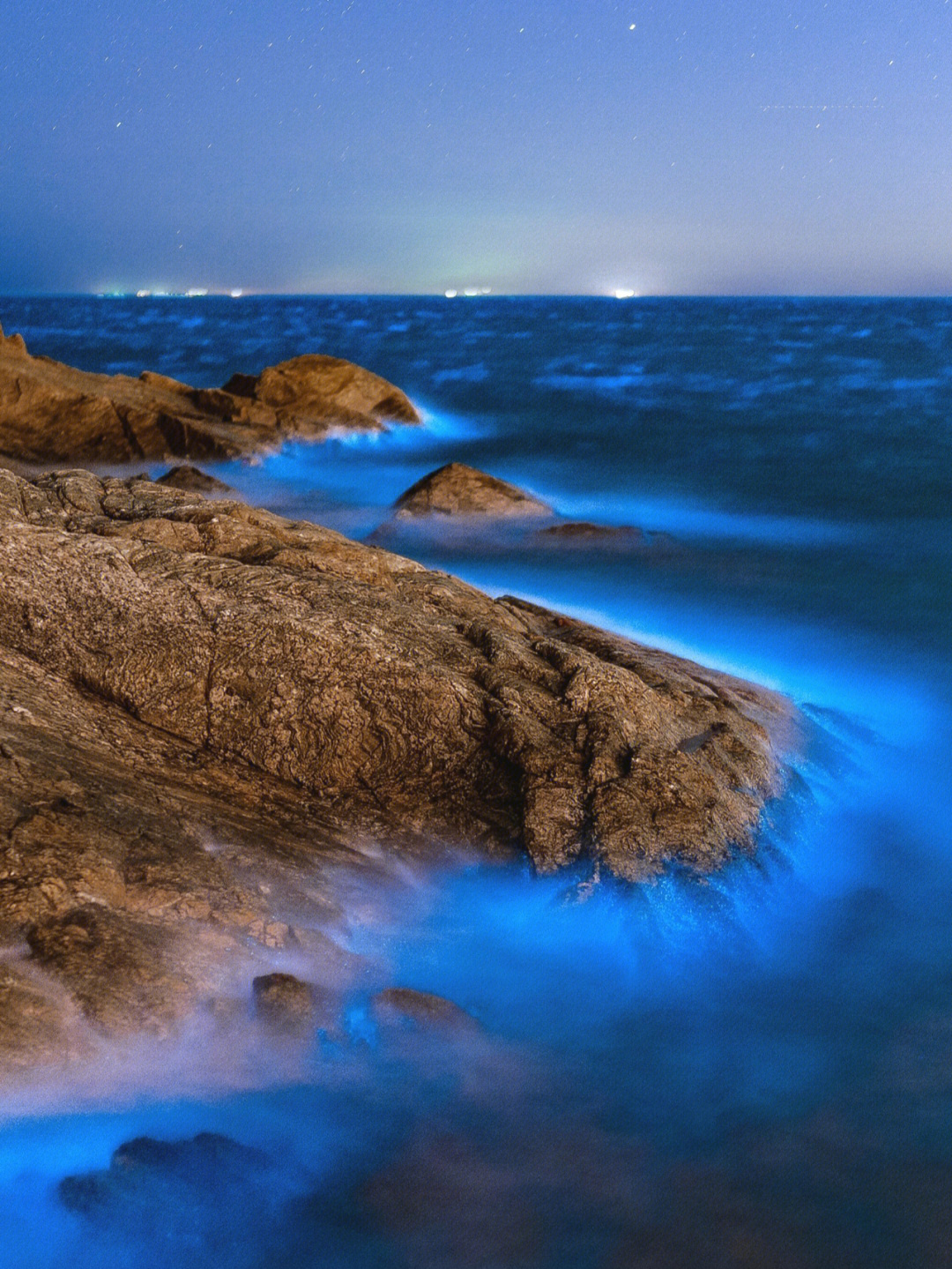 一坪海岸线丨威海荧光海