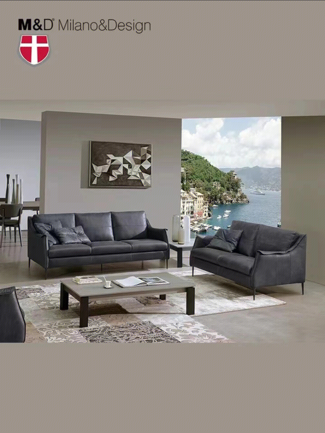 意大利原装进口夏图 md 专业做沙发74年,历经3代人传承品牌