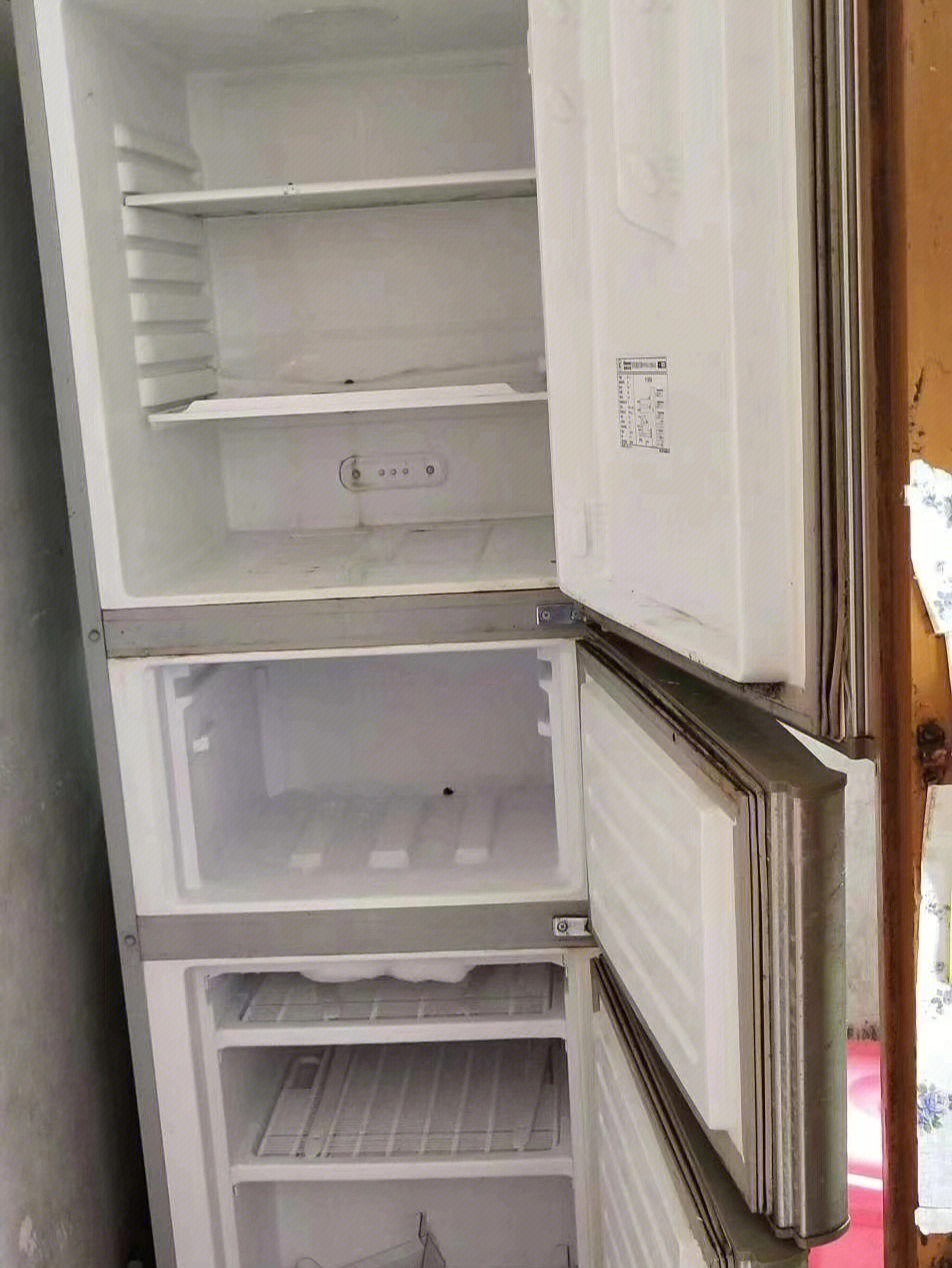 冰箱整理前后照片图片