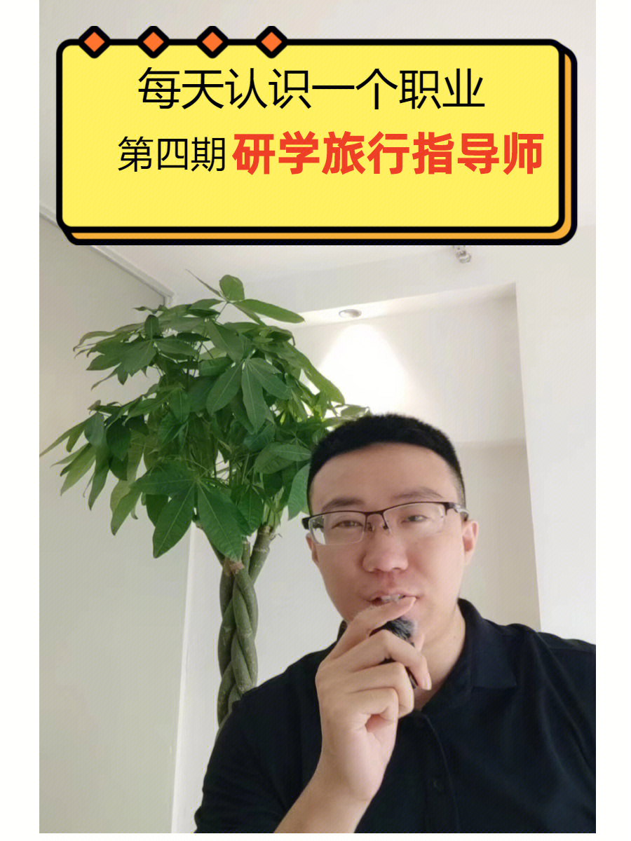 每天认识一个职业第四期研学旅行指导师