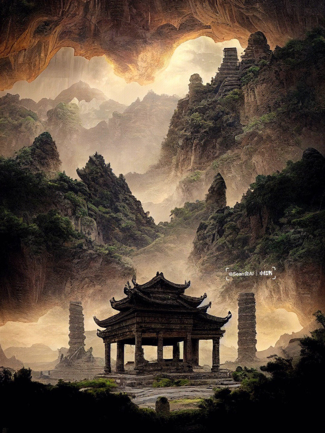 龙岭迷窟背景图片图片