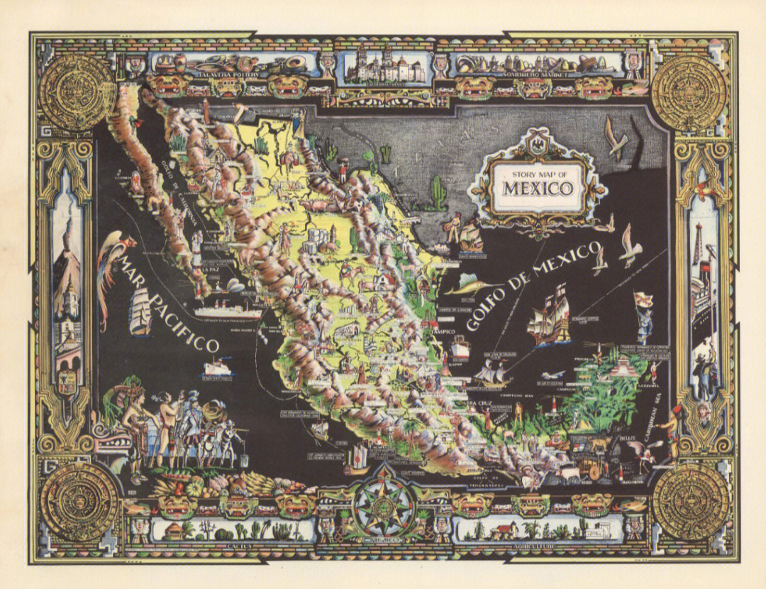 一张墨西哥故事地图