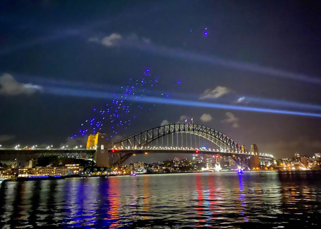 500架无人机表演,让今夜的悉尼更加璀璨耀眼[强][鼓掌]949090