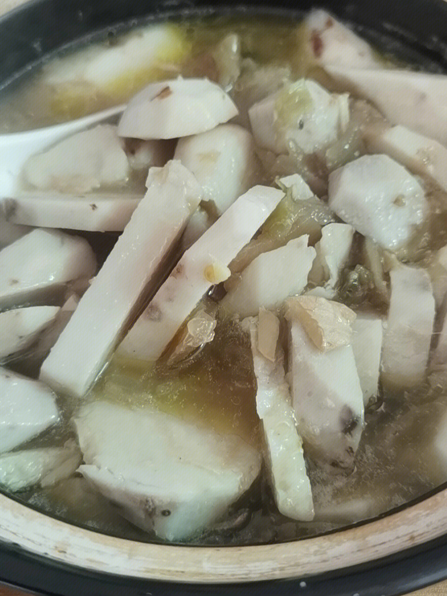酸菜鱼调料做的芋头汤