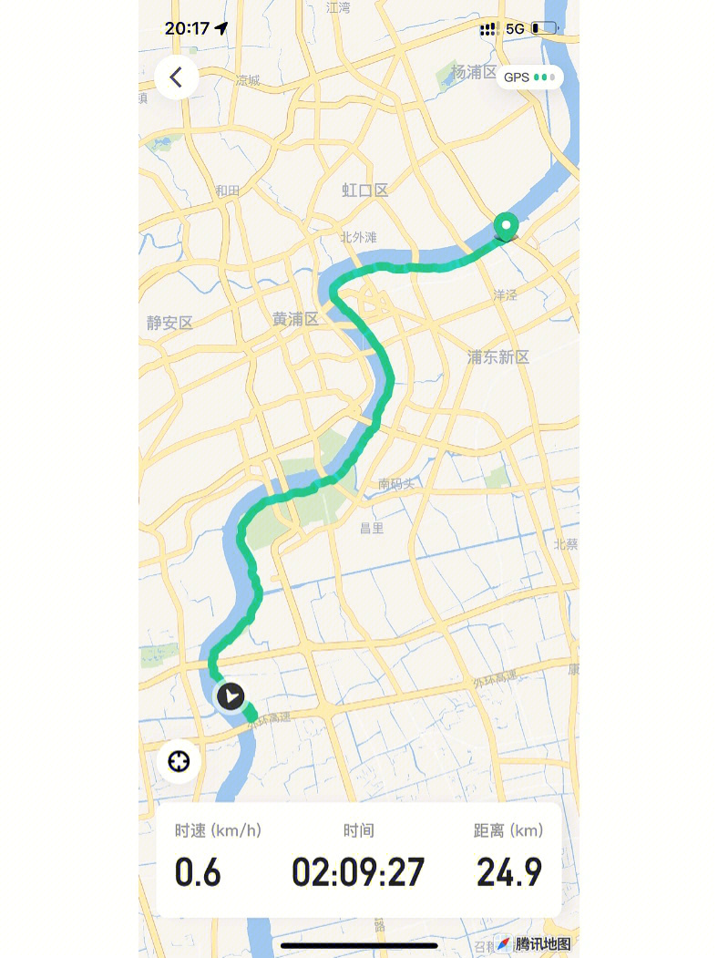 上海滨江骑行路线图图片