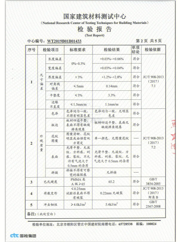 石子质检报告合格证图片