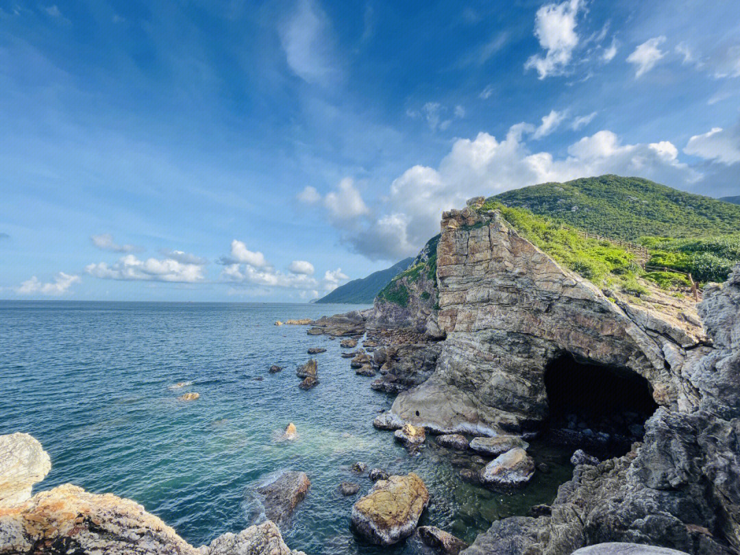 深圳大鹏古城较场尾鹿嘴山庄游玩