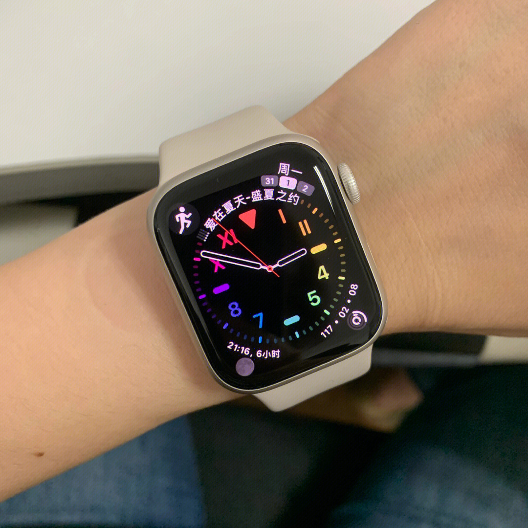 表盘越花我越爱_苹果手表_音乐_健身_applewatch表盘_科技数码_智能