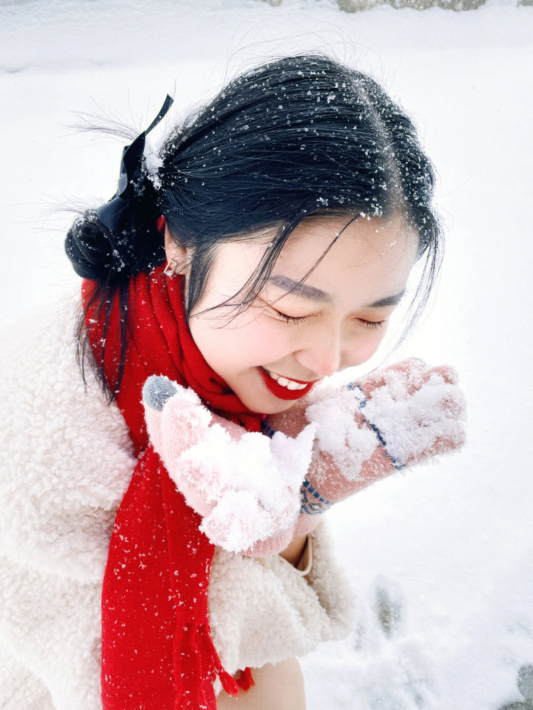 怎样拍雪景图片