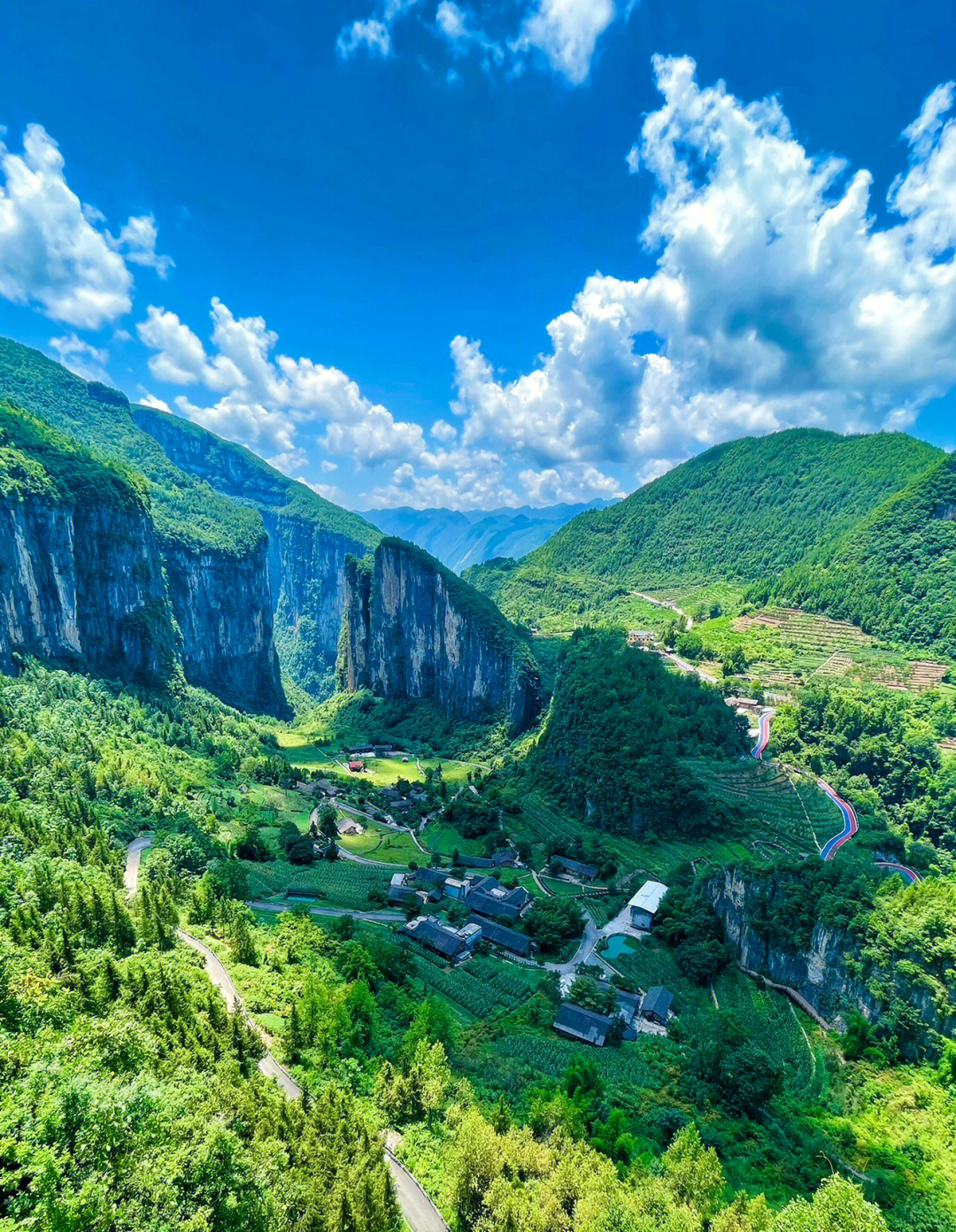 打卡重庆奉节三峡原乡和旱夔门观景台