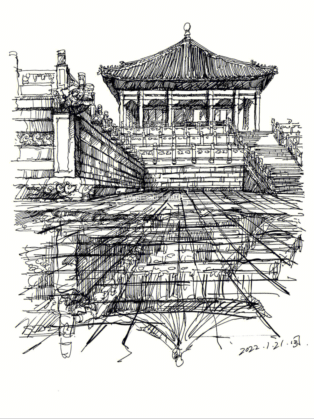 中和殿手绘图片