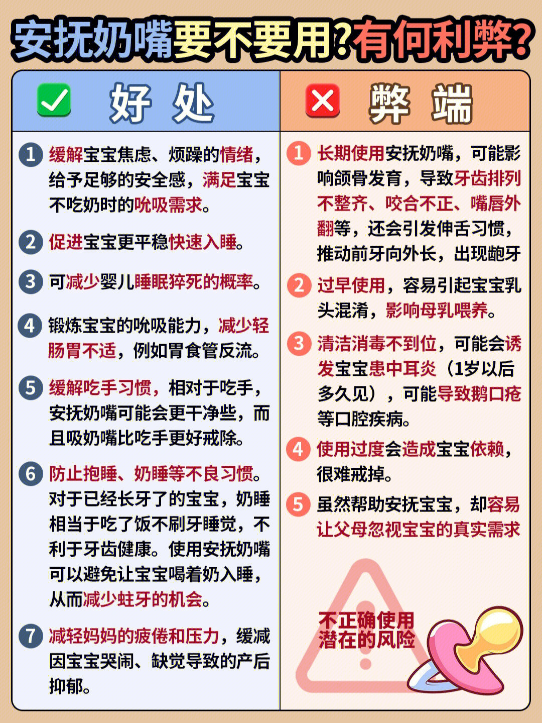 吃奶嘴会影响嘴型吗图片