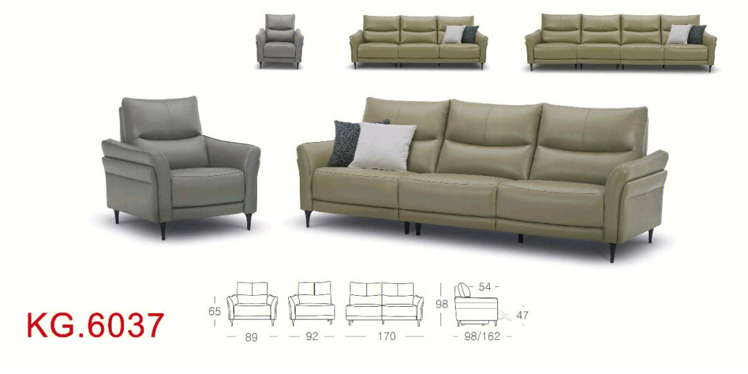 设计说明1:此款沙发采用双层扶手设计,轻薄夹板对于整个款式起到点睛