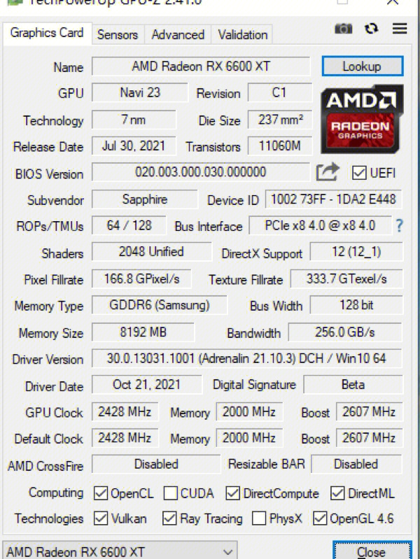 蓝宝石5500xt相当于图片