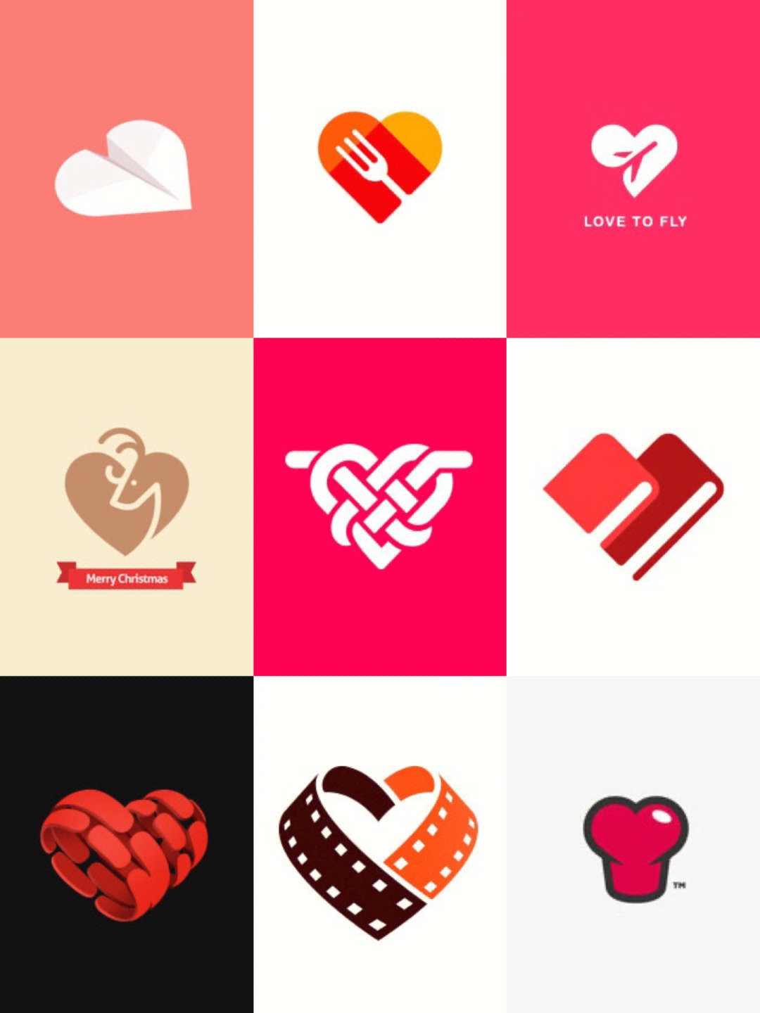 爱心logo设计寓意图片