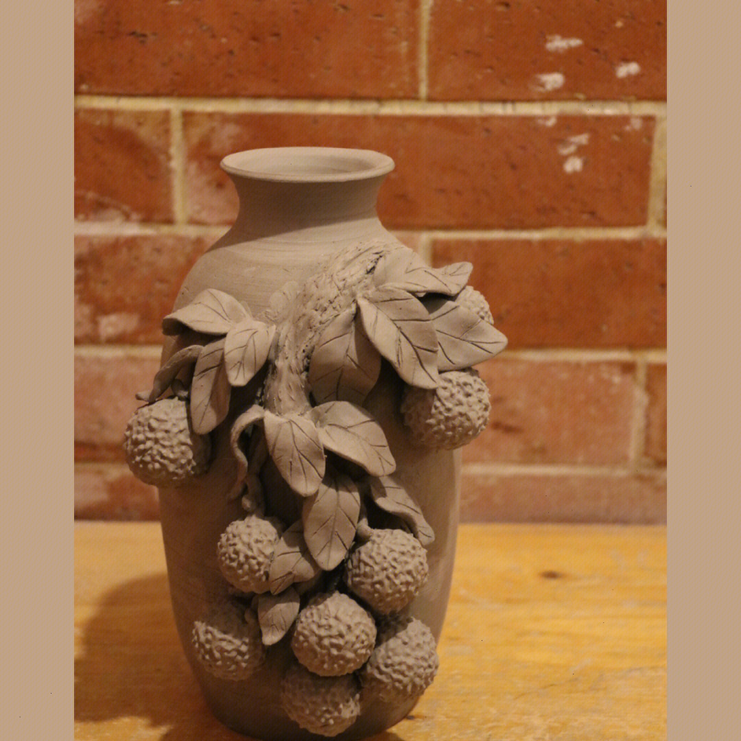 陶艺花瓶作品图片简单图片