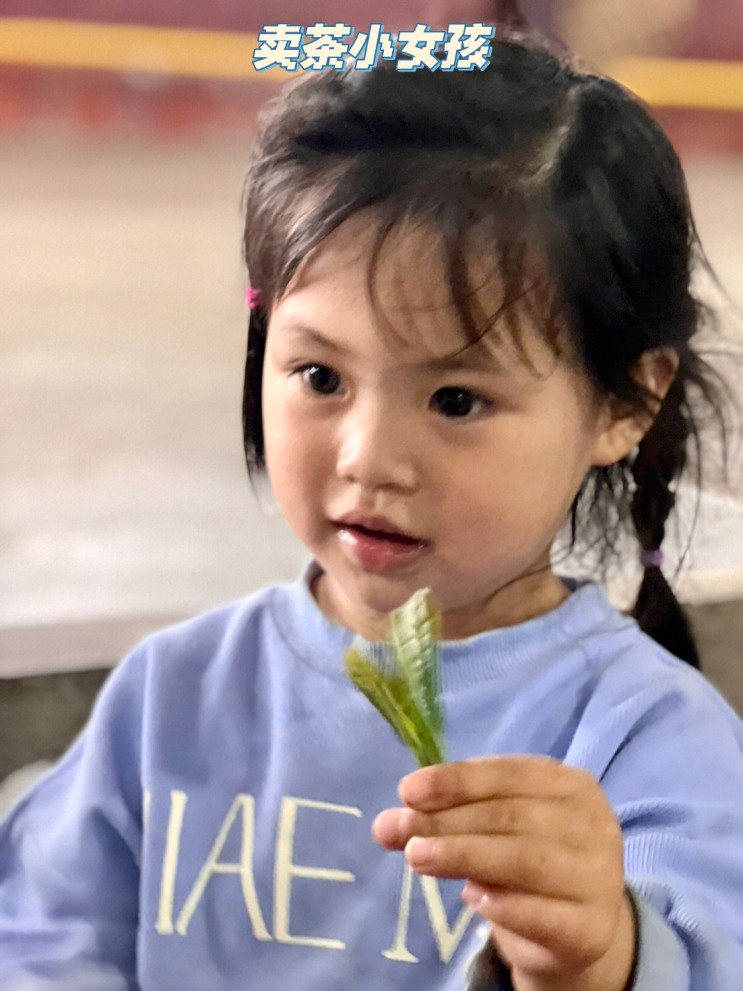 卖茶的小女孩图片