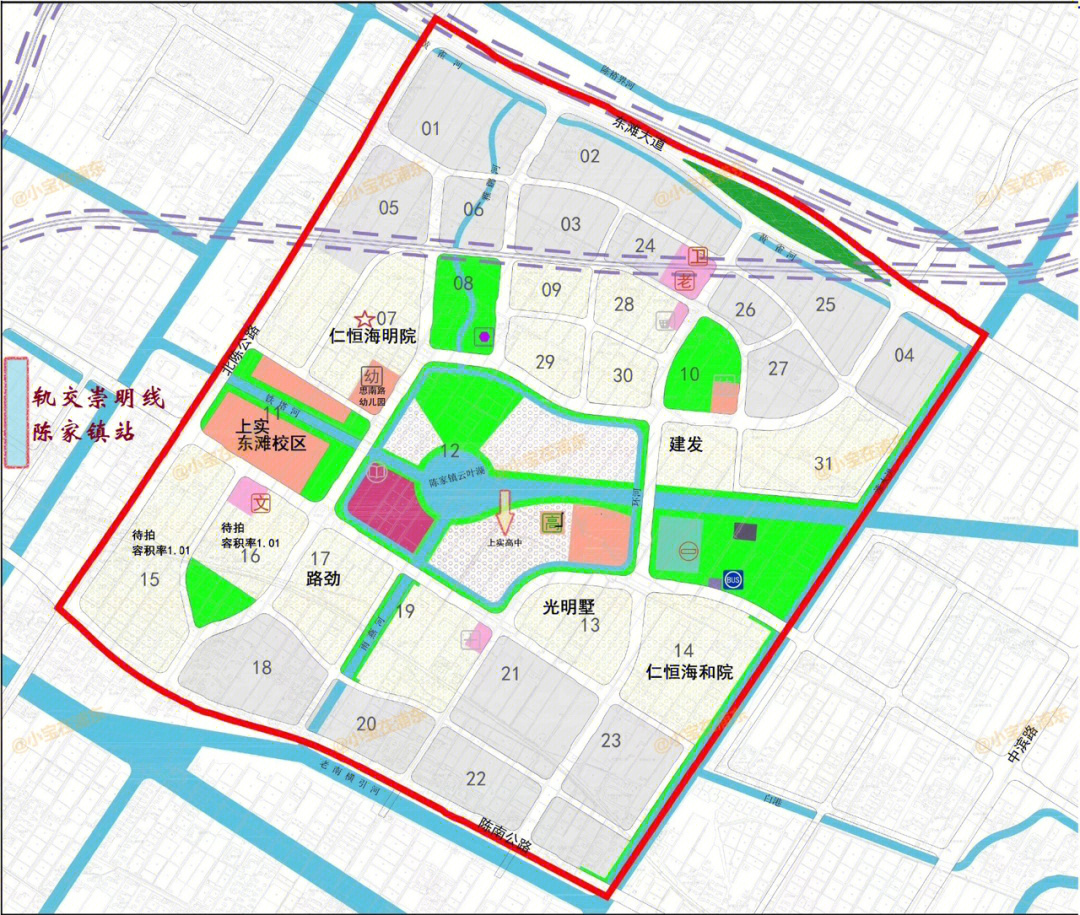 上实东滩高中施工招标新房单价3万可关注