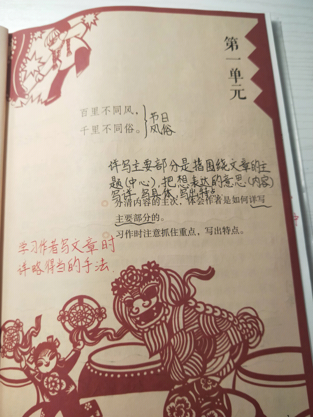 北京的春天课文笔记图片