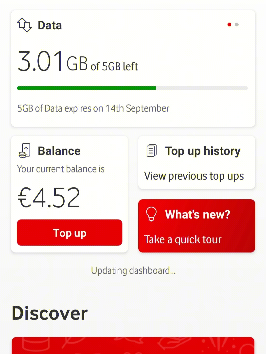 vodafone recharge图片