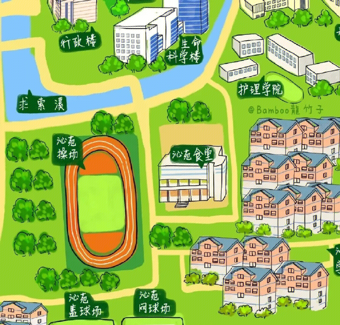 三峡大学校内详细地图图片