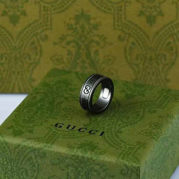 gucci陶瓷戒指专柜价图片