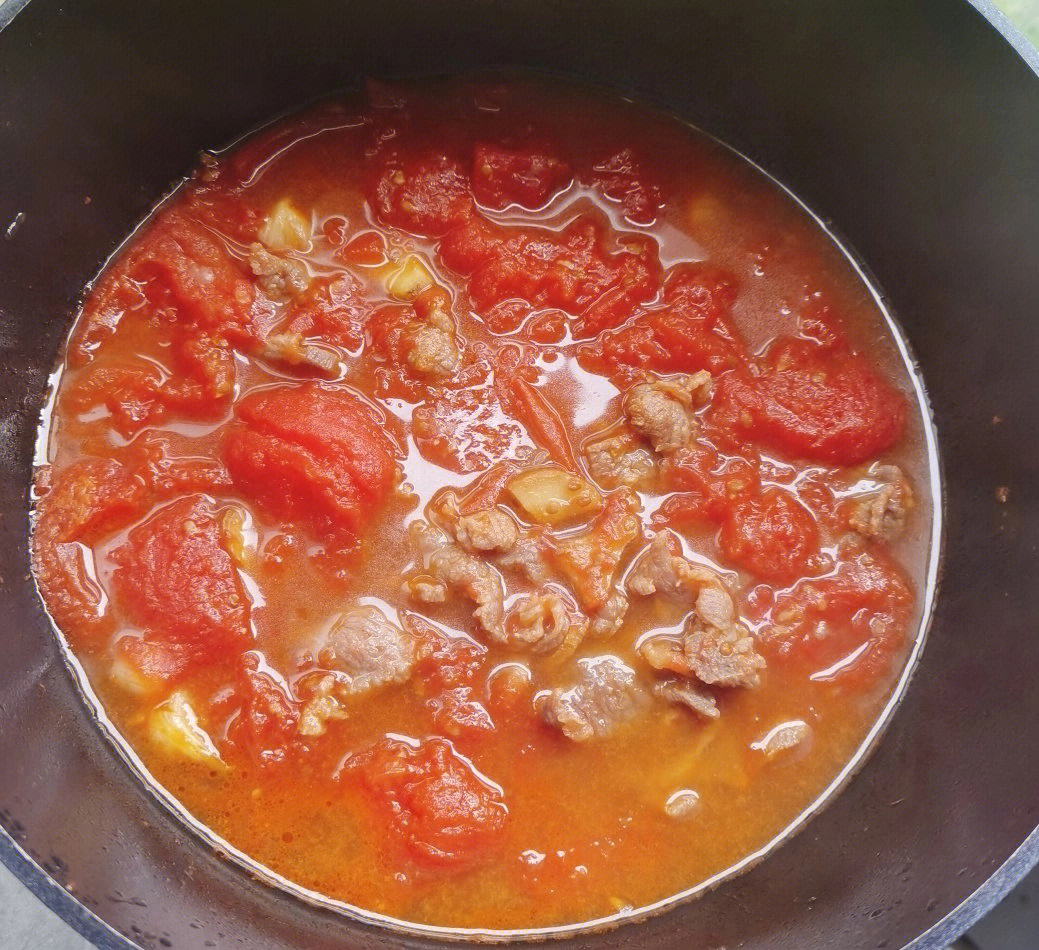 番茄牛肉片汤图片