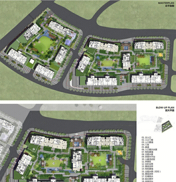 96居住区景观平面图宅间绿地,居住区景观设计关键词:环形道路(消防)