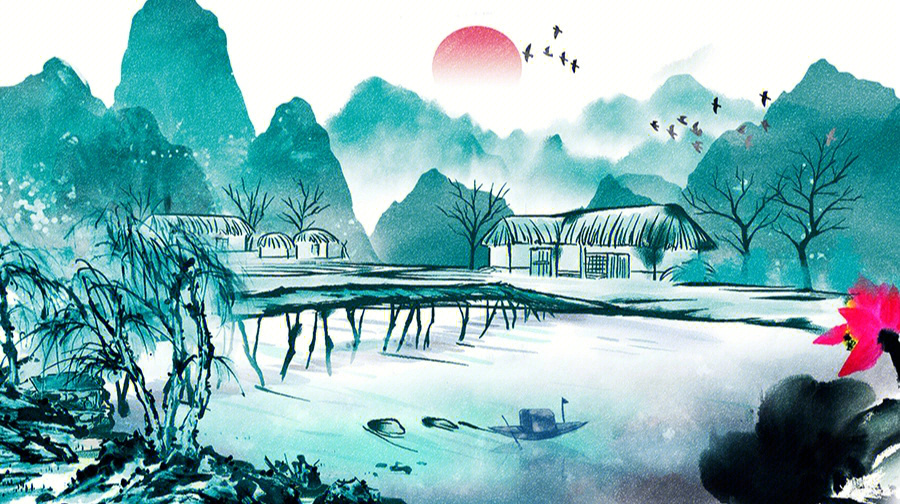 中国水墨画丹青