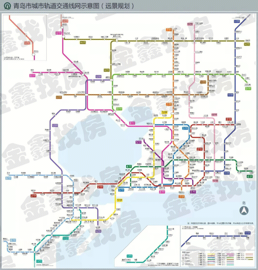 青岛地铁2030年规划图图片