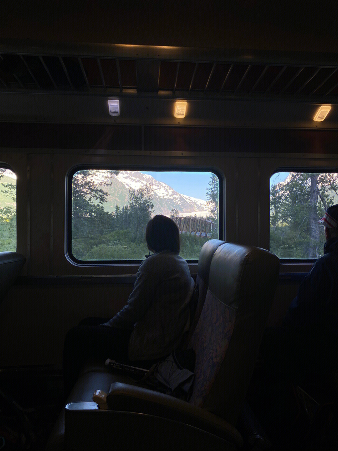 阿拉斯加夏季绝美观光火车