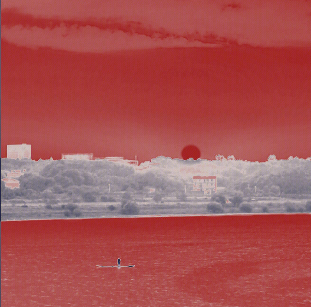eva红色的海背景图图片