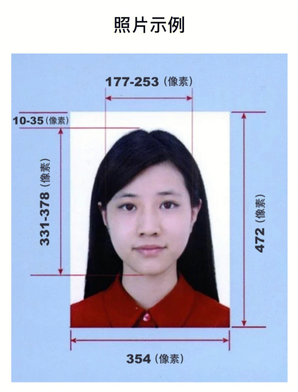 护照照片像素要求图片