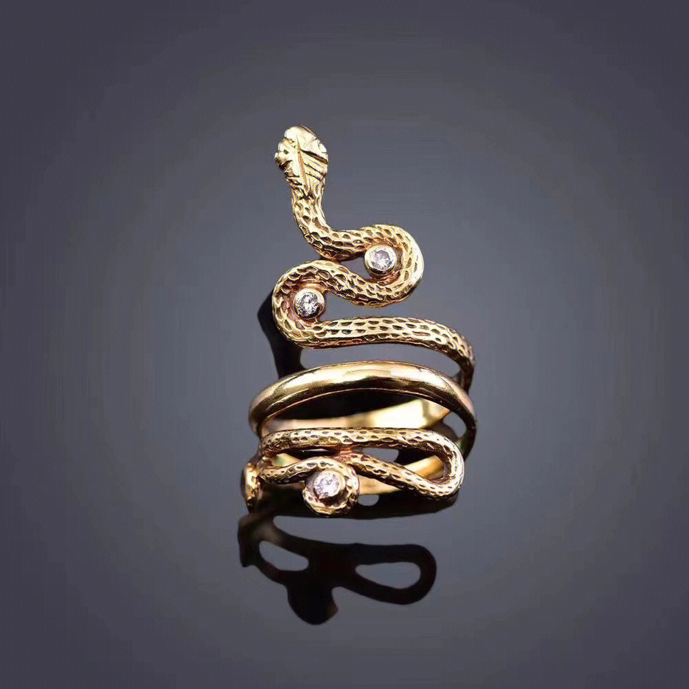 蒂芙尼蛇形戒指图片