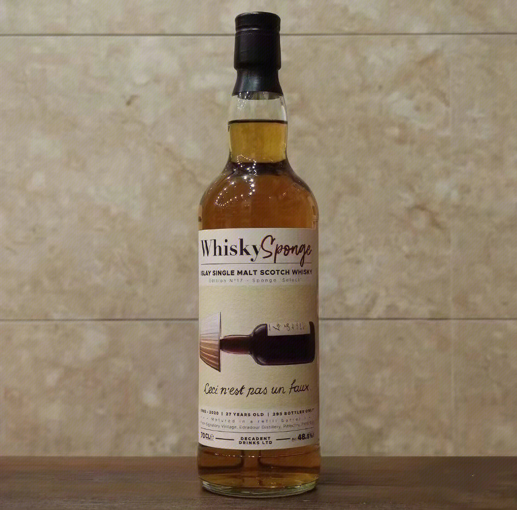 whisky sponge威士忌海绵,欧洲选桶商新星,这次带来一款1992高年份酒