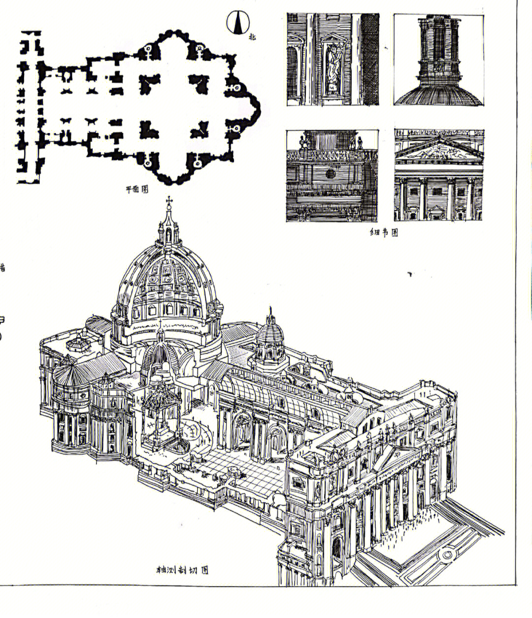 圣彼得大教堂平面图片