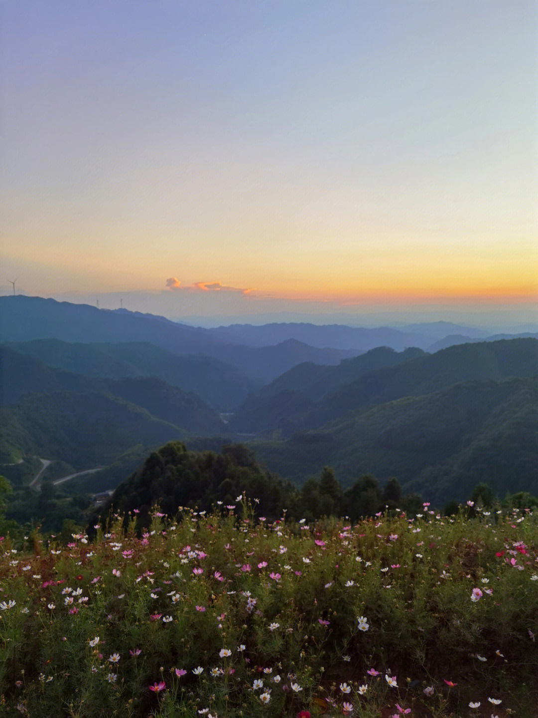 六堡镇风车山图片