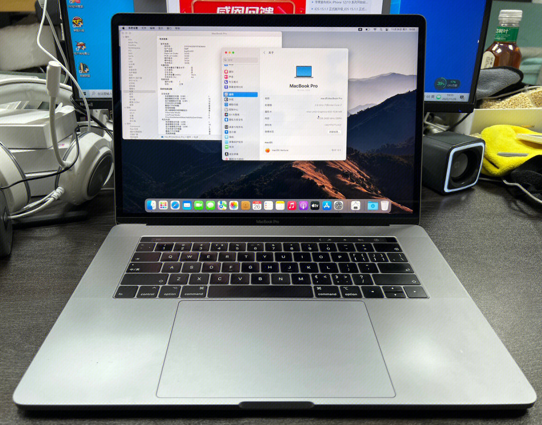 苹果2019款15寸macbook pro 深空灰色 19年15寸苹果笔记本电脑